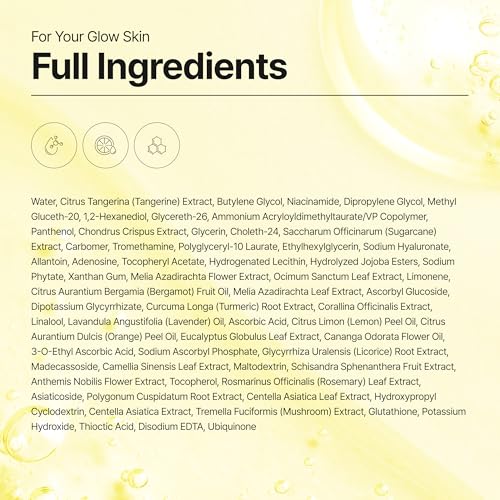 GOODAL Vitamin C Brightening Serum ALPHA | 5% Niacinamide & Exosome for Dark Spot Care | Gentle Daily Facial Serum for Radiant Glow Skin | Green Tangerine | Korean Skincare | 1.01 fl oz (30ml)