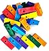Wood Wooden Blocks Bird Parrot Cage Parts for Bird Toys Multi Colorsthumb 1
