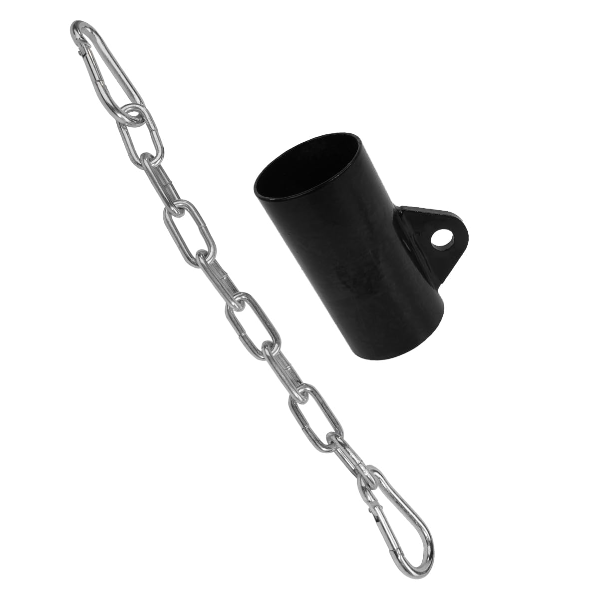 Sarini T Bar Row Platform with Chain Full 360° Swivel Eyelet Landmine Attachment Fit Olympic Bars and Standard Bars for Exercise Shoulder Core Muscles Handle