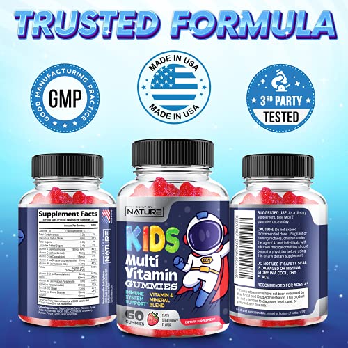 Multivitamin Gummies for Kids Extra Strength Immune Support Natural