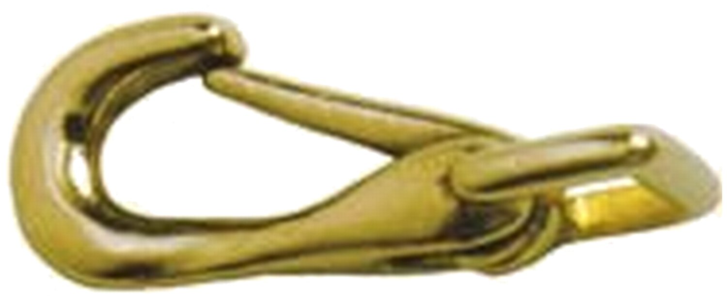 T de T - Mousqueton a languette 19 mm, laiton