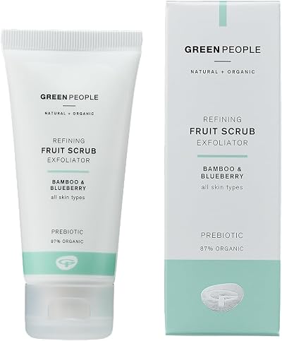 Green People Fruit Scrub Exfoliator 50ml - Natural Organic Vegan Paraben Free