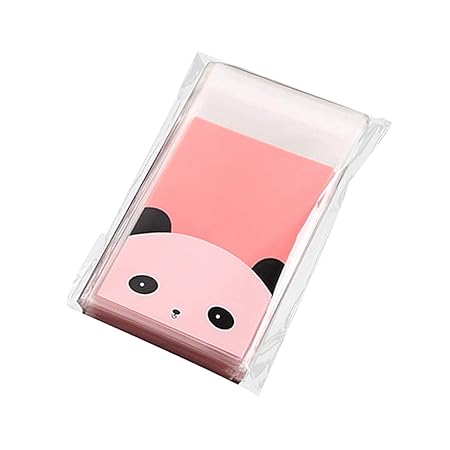 BESTONZON 100 Pcs Self-Adhesive Gift Bags,Cookies Packaging Bags,Suitable for Cookie/Cake/Candy/Chocolate