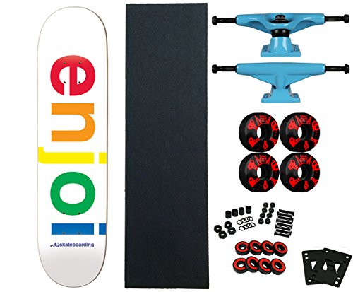 Enjoi 7.75" Pro Skateboard Complete with Tensor Trucks/Bones