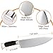 Chef's Knives, ISUDA 8 inch Kitchen Knives with Stainless Steel Sharp Blade & Ergonomic Equipment, Multipurpose Top Kitchen Knife for Home and Restaurant