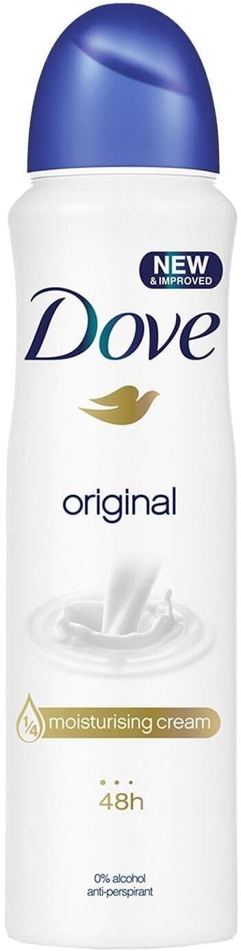 Dove Original Antiperspirant Deodorant Aerosol 150 ml 48hr Protection