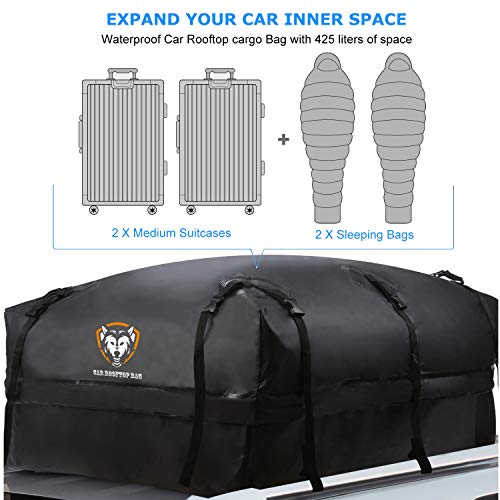 2 Waterproof+Rooftop+Cargo+Carrier+Reinforced