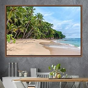 signwin Framed Canvas Wall Art Coastal Freedom Aerial...