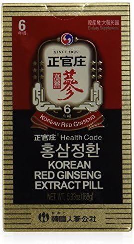KGC Cheong Kwan Jang Korea Red Ginseng Extract Pill 168g by Korea Ginseng Corperation