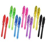 Invisible Ink Pen Spy Pen 14 Pack Secret Message Writer with UV Light Invisible Ink Marker for Adults Kids, Toys Gifts for Party Favor