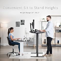 VIVO Electric Height Adjustable 63 x 32 inch Stand