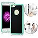 For iPhone 5S Case,Vandot Anti-Gravity Selfie Phone Case Cover Hands Nano-suction Technology Creative Magical Nano Sticky Anti-slip Protective Skin Shell for iPhone 5 5S SE-Black Green