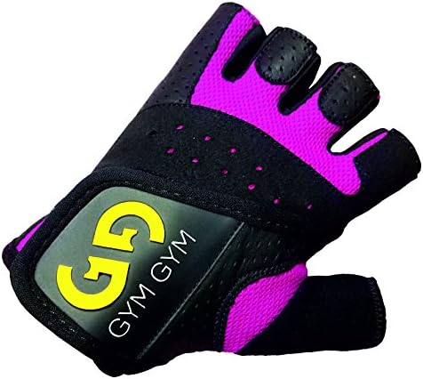 Workout Gloves - Weight Lifting Gloves - Weightlifting Gloves - Gym Gloves - Cross Training Gloves - CrossFit Gloves - Biking Gloves - Fitness Gloves - Exercise Gloves - Weight Gloves - Pink Medium