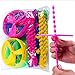 Hapy Shop 60 Sets Flying Discs,Plastic Twisty Flying Saucers Flying Disc for Party Favors,Assorted Color