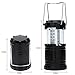 High Quality 2 Count Ultra Bright Camping Lantern which for Hiking, Emergencies, Hurricanes, Outages, Storms, Camping and Multi Purpose - Black - Divine LEDs