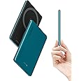 Kuulaa Magsafe Battery Pack 5,000 mAh, 0.3 in Slim Apple Magnetic Portable Charger, Mini Thin Wireless Power Bank with PD 20 W Two Way USB-C Charging Compatible with iPhone 15/14/ 13/12 Serie,Green
