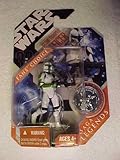 Star Wars * 30th Anniversary - SAGA Legends * GREEN Clone Trooper Officer + Collector Coin