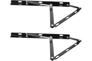 TOVINANNA 2pcs Heavy Duty Hydraulic Bed Lift Mechanism, Premium Alloy Queen/King Size Storage Bed Frame Lift Kit, Pneumatic G
