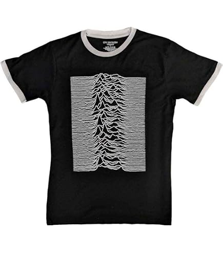 Amazon.com: Joy Division Unknown Pleasures Adult tee (Small) Black