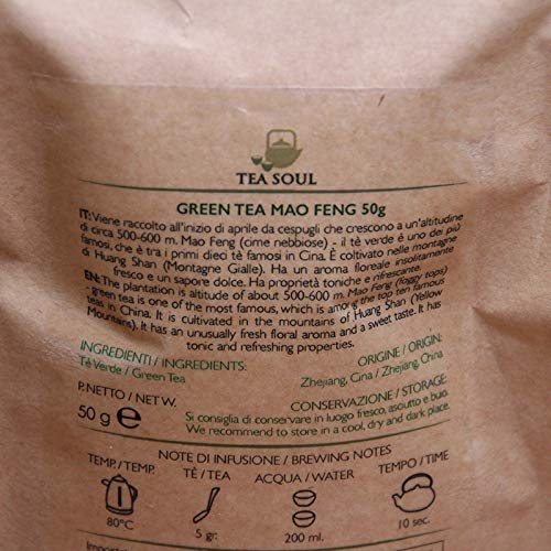 Tea Soul Mao Feng Grüntee, 2er Pack (2 x 50 g) – Bild 5