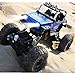 RC Car Off-Road Vehicles Remote Control Car 4WD RC Trucks 1:18 Monster Trucks 2.4GHz RC Hobby Car Hi-Speed Racing Car with LED Light - Blue