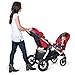 Baby Jogger City Select Second Seat Kit with Silver Frame, Ruby