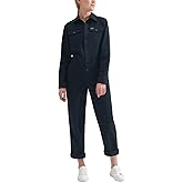HISEA Casual Coveralls for Women, Women's Work Jumpsuit with Long Sleeve, Loose-Fit Overalls for Women with Pockets, Winter