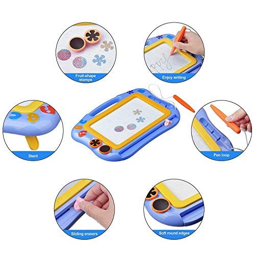6 Colorful+Magnetic+Portable+Erasable+Education