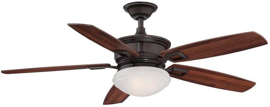 Hampton Bay Al968 Orb Lazerro Ii 52 In Oil Rubbed Bronze Ceiling