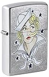 Zippo Sailor Girl Tattoo Design Street Chrome