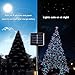 Toodour Solar Christmas Lights, 72ft 200 LED 8 Modes Outdoor Christmas String Lights, Waterproof Solar String Light for Xmas Tree, Fence, Holiday, Party, Balcony, Outdoo Xmas Decorations - White