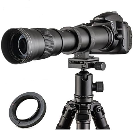 HUTAYA Digital SLR Camera JINTU 420-800Mm Full Frame F/8.3-16 Telephoto Manual Zoom Camera Lens