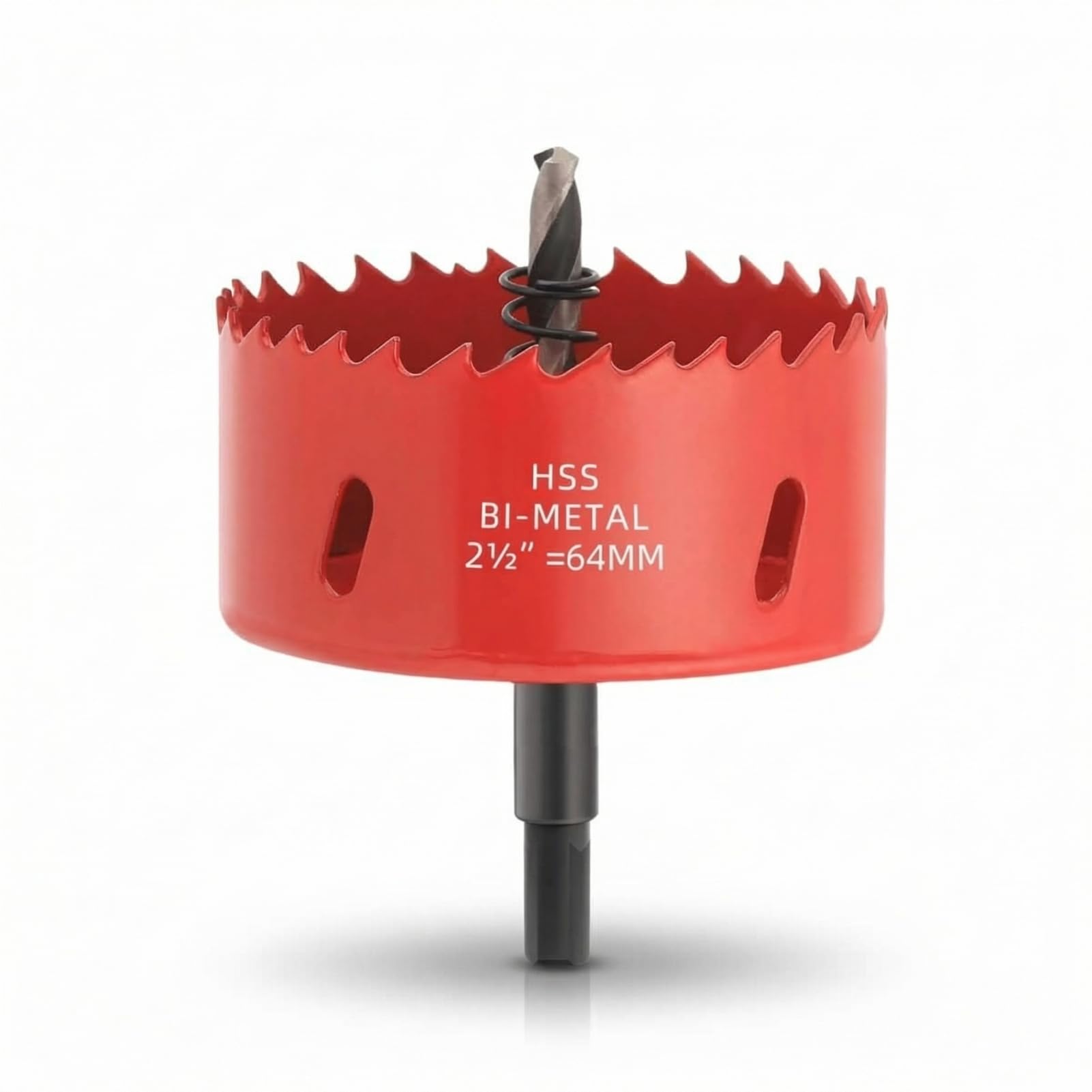 Photo 1 of 2.5 Inch (2-1/2", 64mm) Bi-Metal Hole Saw with Arbor, Heavy Duty Hole Cutter for Metal, Wood & Plastic with Smooth Flat Edge & Fast Chip Removal