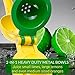 4 PACK Lemon Lime Squeezer | Premium Quality Metal | Citrus Juicer Press | Manual Juice extractor | Yellow