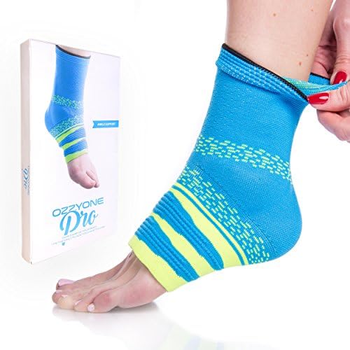 Ankle Sleeve Support for Men and Women – Arch Support with Silicone Padding Suitable for Plantar Fasciitis, Achilles Tendon, Injury Recovery, Heel Spurs, and Foot Pain Relief