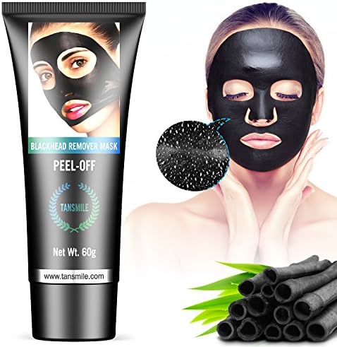 Charcoal Peel Off Mask, Tansmile Blackhead Remover Mask Activated Charcoal Face Mask Deep Cleansing Purifying Peel Off Black Face Mask (60g)