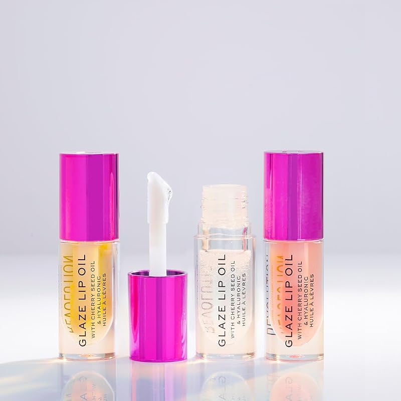 Makeup Revolution, huile à lèvres Glaze, huile à lèvres nourrissante, Getaway Teracotta, 4.6ml