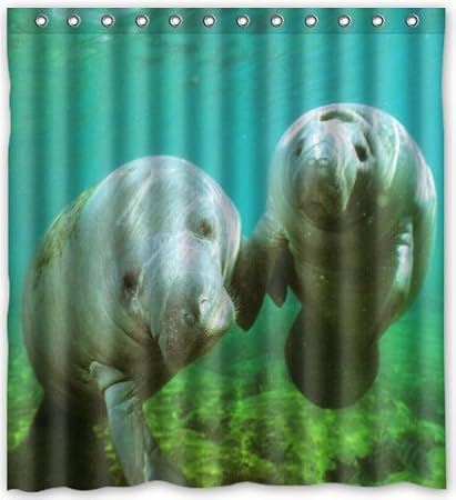 Amazon Com Manatee Waterproof Fabric Polyester Bathroom Shower