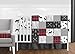 Black and White Woodland Moose Baby or Toddler Fitted Crib Sheet for Rustic Patch Collection by Sweet Jojo Designs