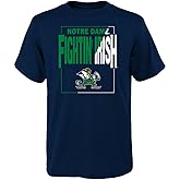 Gen 2 Notre Dame Fighting Irish Coin Toss Youth Short Sleeve Shirt - Navy
