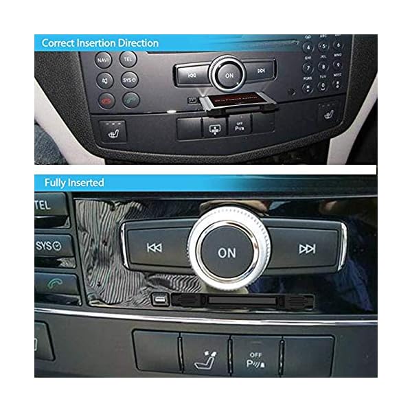 PCMCIA auf SD-Karte Speicherkartenadapter SDHC auf PC-Kartenkonverter Lesegerät für Mercedes Benz S, E, C, GLK, CLS Klasse COMAND APS System Media Player – Bild 4