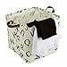Storage Basket, Large Square Basket Storage - Waterproof and Folding Canvas Fabric Kids Laundry Basket (English Word)