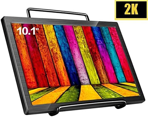 cocoparPortable Gaming Monitor, 10.1 inch 2K Resolution 25601600 IPS LCD Display Dual Hdmi Input,USB Powered Xbox ONE/Xbox ONE/ PS4/PS3/Xbox 360/Raspberry Pi/Mini PC/FPV/SW Built-in Spea