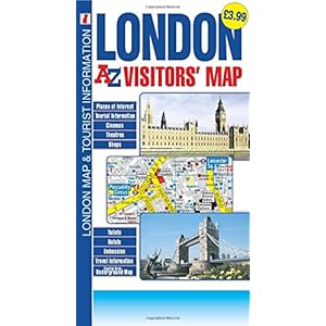 London: A-Z Visitors Map Landkaart – Gevouwen Kaart, 21 januari 2016