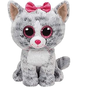 Ty-Beanie-Boo-Kiki-Cat Ty Beanie Boo - Kiki Cat, 15 cm