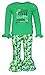 Unique Baby Girls 2 Piece Little Miss Lucky St Patrick's Day Outfit