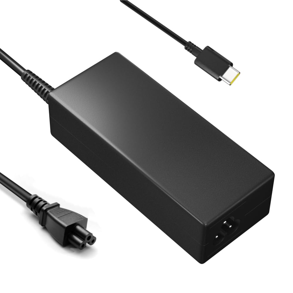 Photo 1 of SLRIOYS 65W USB C Charger Compatible with Lenovo Thinkpad/Ideapad/Yoga/ThinkBook/Chromebook Laptop Replacement Universal Fast Power Supply Adapter Cord ADLX65YDC2A