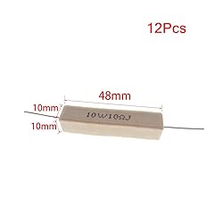 YXQ 12Pcs 10W 10 Ohm 5% Winding Ceramic Cement