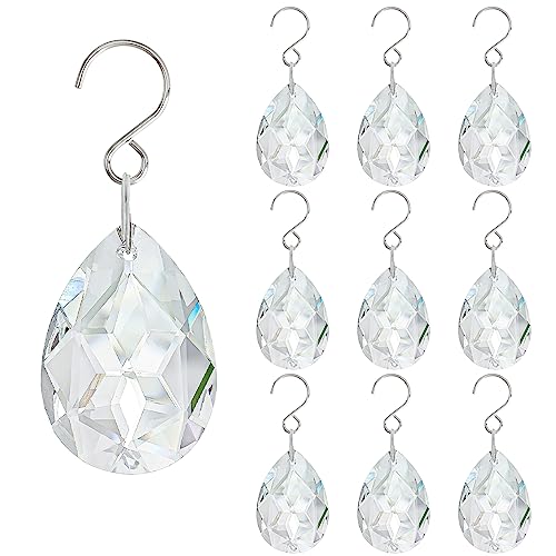 Clear Teardrop,10pcs