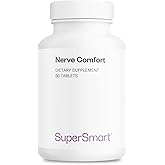 Supersmart - Nerve Comfort (Advanced Formula) - with Alpha Lipoic Acid ALA, Acetyl-L-Carnitine, Benfotiamine & Magnesium Supplement | Non-GMO & Gluten Free - 60 Tablets